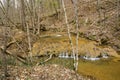 Travertine Waterfall Formation - 2 Royalty Free Stock Photo