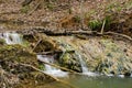 Travertine Waterfall Formation - 3 Royalty Free Stock Photo