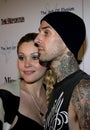 Travis Barker and Shanna Moakler Royalty Free Stock Photo