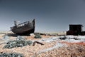Trawler fishing boat wreck derelict