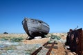 Trawler fishing boat wreck derelict
