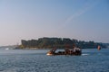 Trawler in Morbihan coast Royalty Free Stock Photo