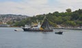 Trawler Near Kanlica Royalty Free Stock Photo