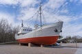 Trawler near the Lithuanian Sea museum