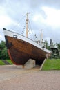 Trawler near the Lithuanian Sea museum