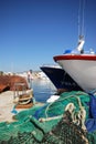 Trawlers in Caleta de Velez harbour.