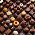 A tray of assorted gourmet chocolates4