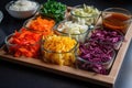 tray of fermented vegetables, ready to be sliced and eaten