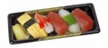 Tray with sushi Royalty Free Stock Photo