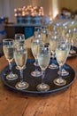 Champagne in Glasses Royalty Free Stock Photo