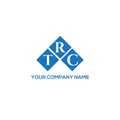 TRC letter logo design on white background. TRC creative initials letter logo concept. TRC letter design.TRC letter logo design on Royalty Free Stock Photo