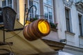 Trdelnik traditional Czech hot sweet pastry streets of Prague in Czech Republic.