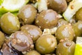 Broken Olives tsakistes Royalty Free Stock Photo