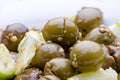 Broken Olives tsakistes Royalty Free Stock Photo