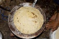 Trditional way of making Indian Roti