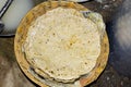 Trditional way of making Indian Roti