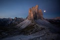 Tre Cime Di Lavaredo, Dolomites Italy, Alps Royalty Free Stock Photo