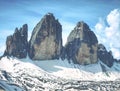 Tre Cime di Lavaredo & x22;Drei Zinnen& x22;, tour around