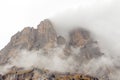 Tre Cime di Lavaredo seen from the famous viewpoint situated near Lago di Landro.