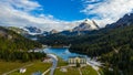 Tre Cime di Lavaredo peaks seen from Misurina lake in Dolomites, Italy in winter, Belluno-Trentino Alto Adige border. Misurina Royalty Free Stock Photo