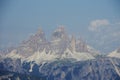 Tre Cime di Lavaredo from south