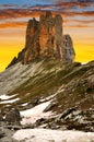 Tre cime di Lavaredo Royalty Free Stock Photo