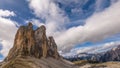 Tre Cime Three Peaks di Lavaredo Drei Zinnen Royalty Free Stock Photo