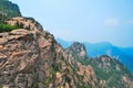Treacherous mountain cliffs Royalty Free Stock Photo