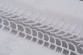 Tread in the snow Royalty Free Stock Photo