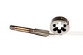 Treaded tap and die Royalty Free Stock Photo