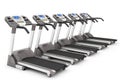 Treadmill Machines Royalty Free Stock Photo