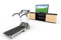 Treadmill Machins with TV