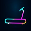Treadmill nolan icon. Simple thin line, outline vector of health icons for ui and ux, website or mobile application