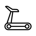 Treadmill vector icon