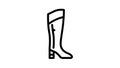treads boots line icon animation