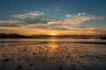 Trearddur bay Sunset Royalty Free Stock Photo