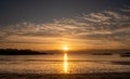 Trearddur bay Sunset Royalty Free Stock Photo