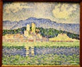 Photo of the original painting `Antibes, Storm` by Paul Signac