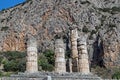 Treasure of the Athenians at Delphi oracle Royalty Free Stock Photo