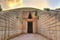 Treasure of Atreus in Mycenae, Greece