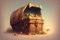 Treasure chest high quality illustration by AI Generated