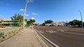 Treasure Island beach sidewalk and traffic