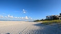 Treasure Island beach tracks in the sand