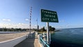 Treasure Island Beach Johns Pass draw bridge Treasure Island sign