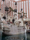 Pirate ship at Treasure Island Resort casino (las vegas strip)