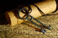 Treasure Key Royalty Free Stock Photo