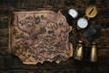 Treasure map. Royalty Free Stock Photo