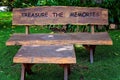 Treasure The Memories Retro Timber Seat