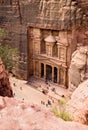 The Treasury. Ancient city of Petra, Jordan