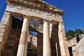 The treasury of the athenians - delphi Royalty Free Stock Photo